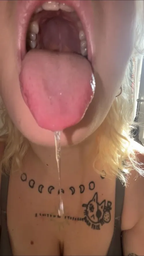 Sweet morning tongue and drool by feetyourlick