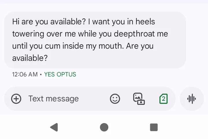 I don't have a penis. posted by swerc137