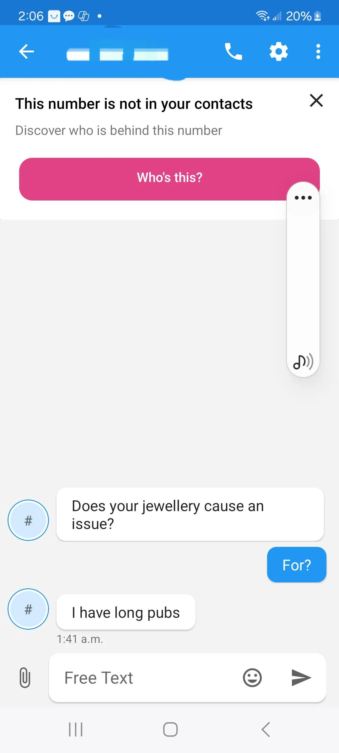 I have a picture of my cooch with like a clip jewelry thing and this is what someone asked... posted by Swrightsyeg