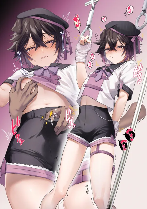 Joei Wanko has a hard time riding the train... illust: kkkanekokun by hl869