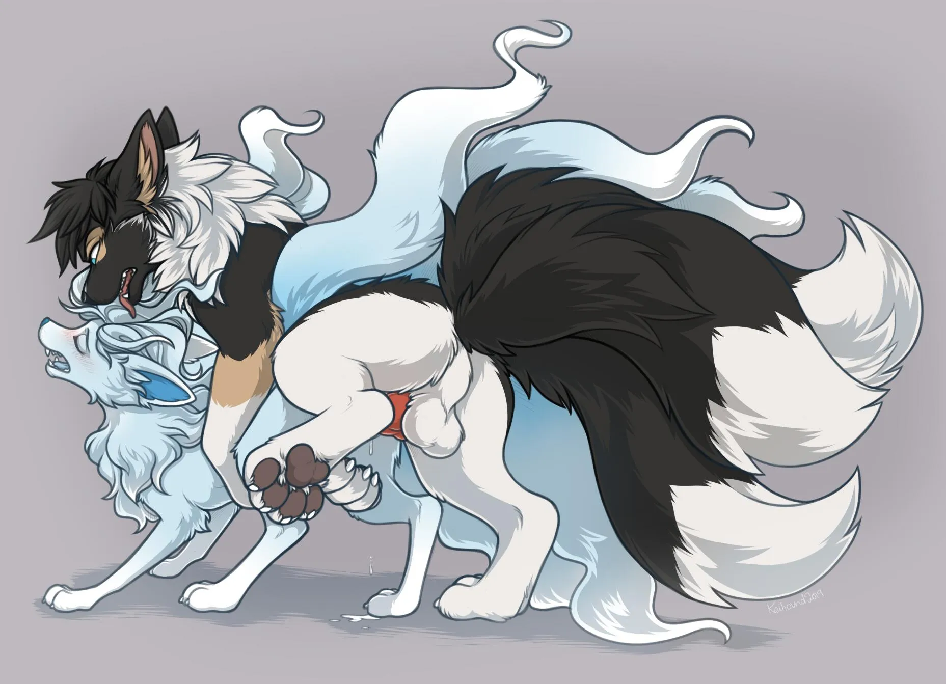 Mating with alolan ninetales [M/F] (keihound) posted by TheDarkLordScaryman