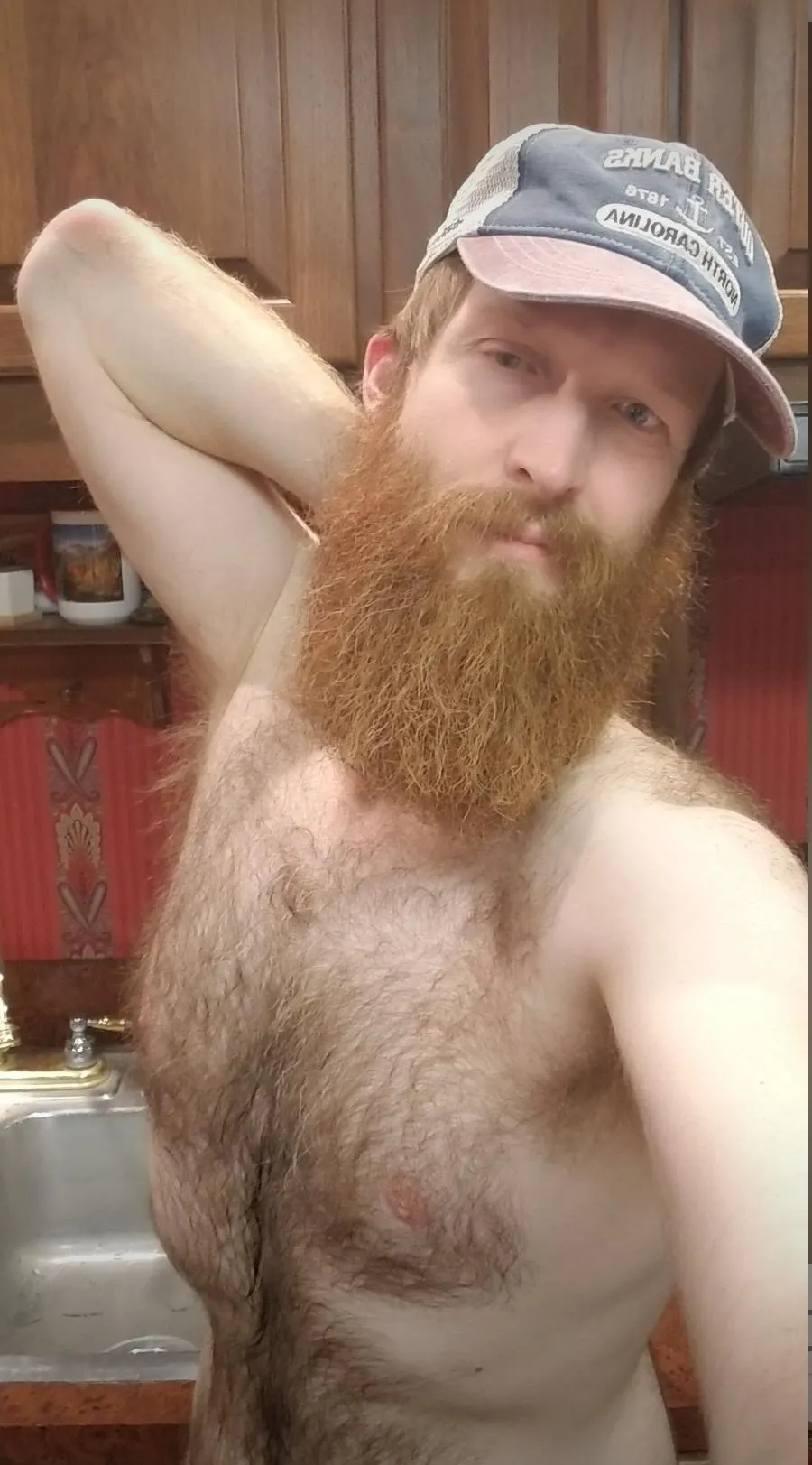 Musky pits from rolling around in bed. 😉 posted by ShirtlessGinger