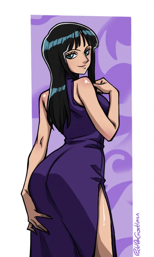 Nico Robin Artwork (PuddleGoddess) by PuddleGoddess