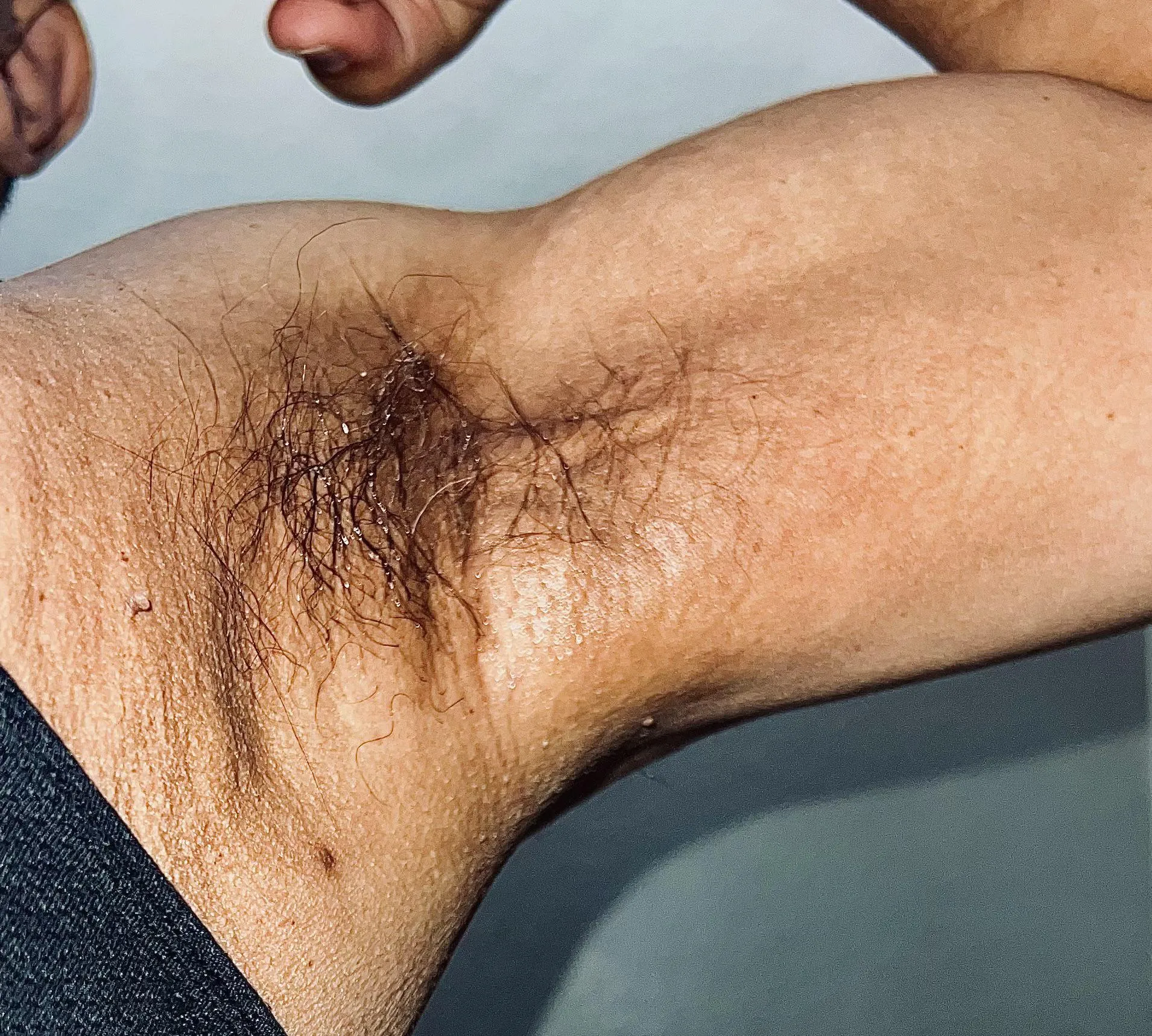 Nose or tongue in this sweaty gym pit? posted by Sochaw