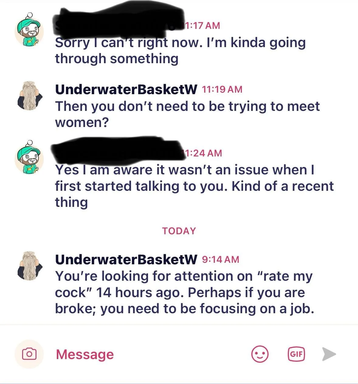 🤡 of the day posted by UnderwaterBasketW