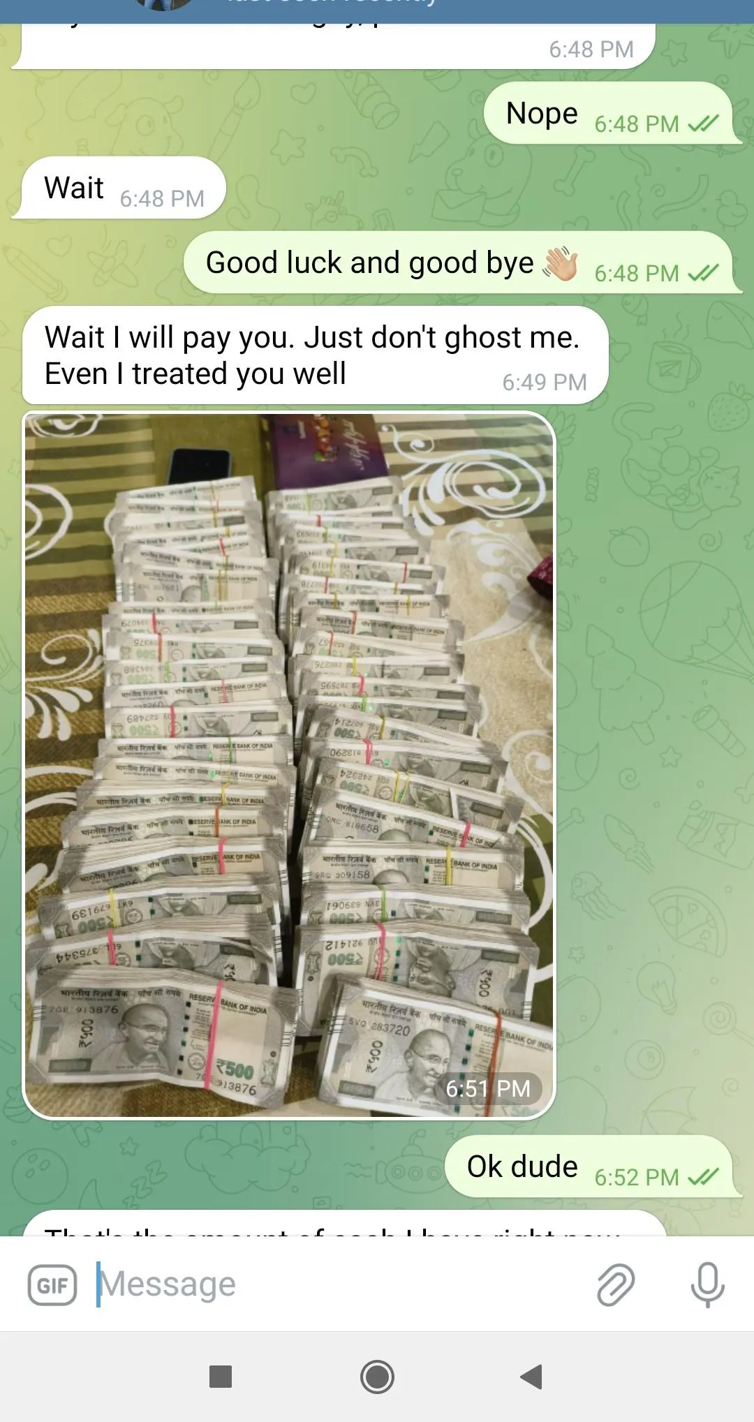 Ok dude 😂 posted by AskSpecific9302