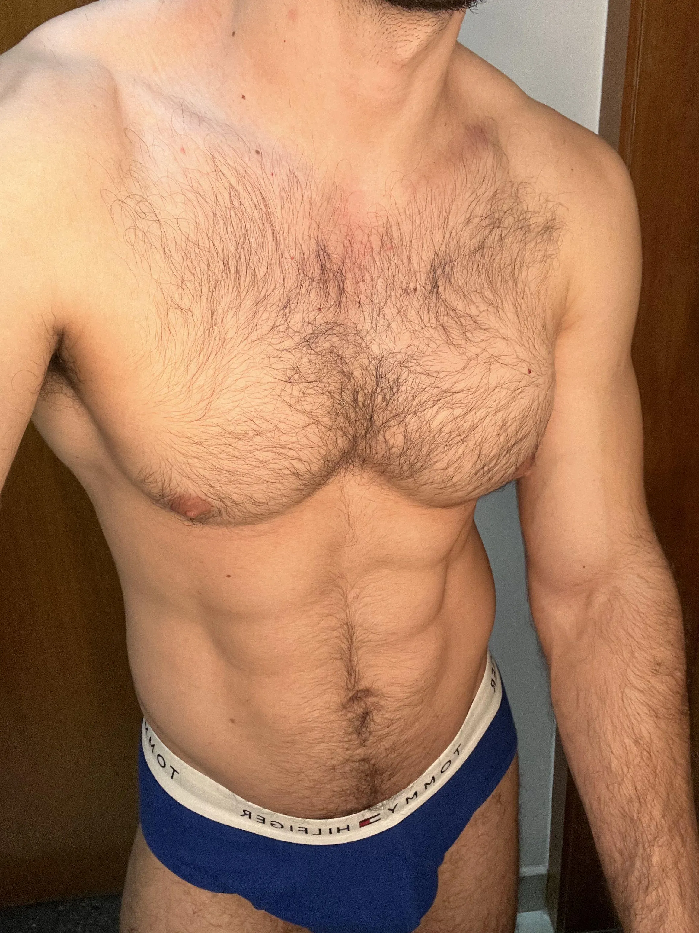 You know I like my pecs played with rough. posted by calebpec