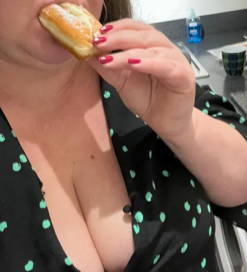 Always have something in my mouth … by Matureannabbw