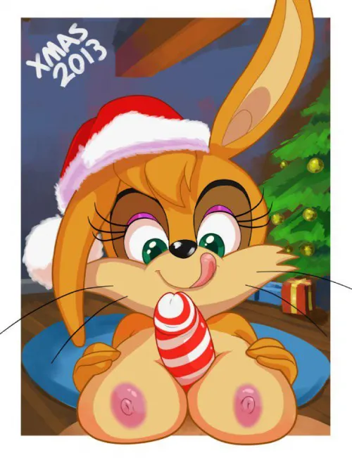 Bunnie Rabbot Christmas titfuck by DistributionSuch1761