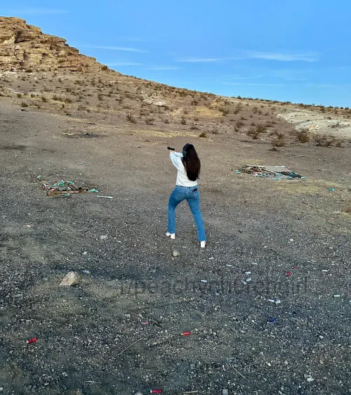 Can’t skip range day 🙈 by PeachyChurchGirl