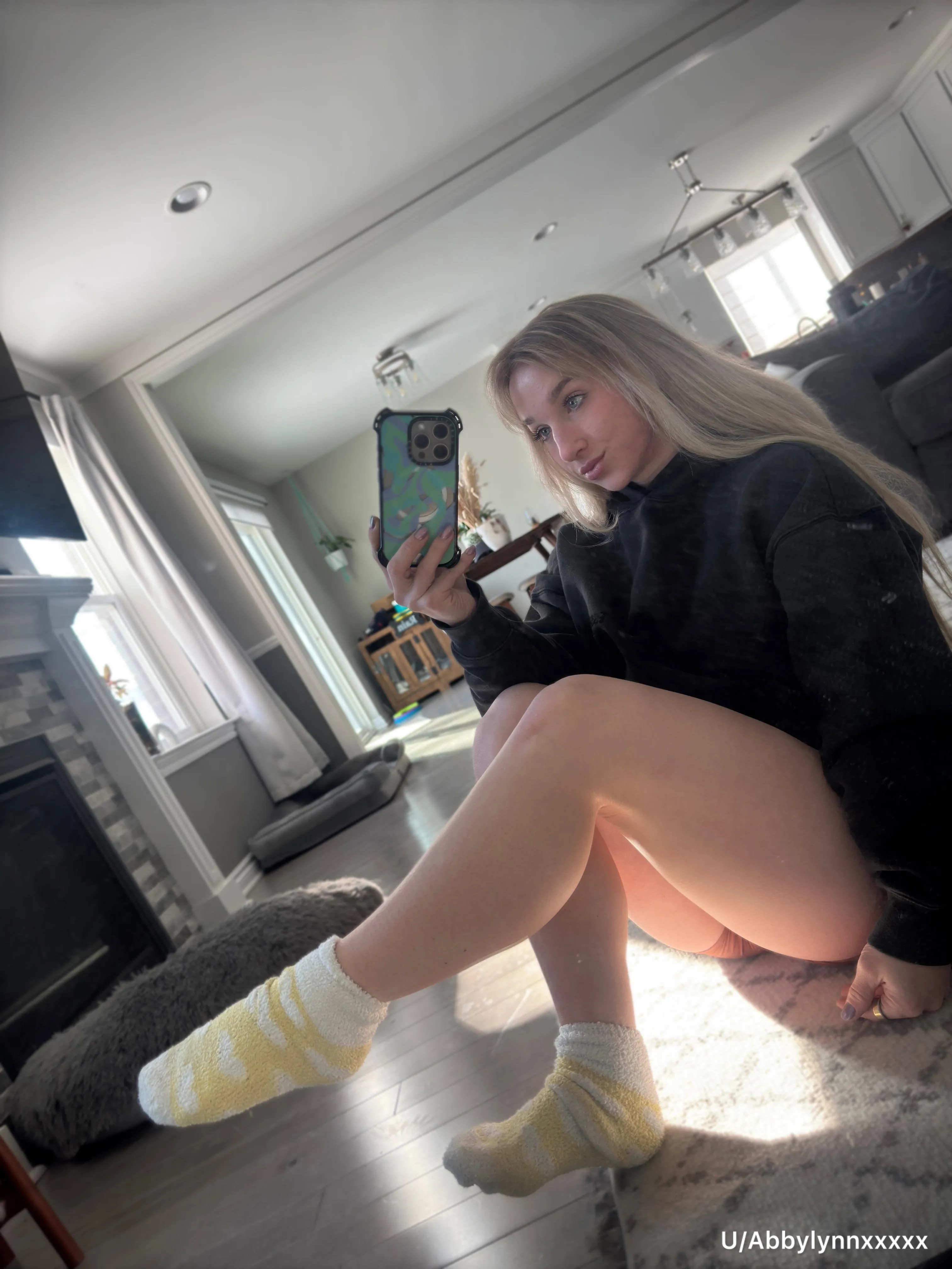 I love my fuzzy socks posted by abbylynnxxxxx