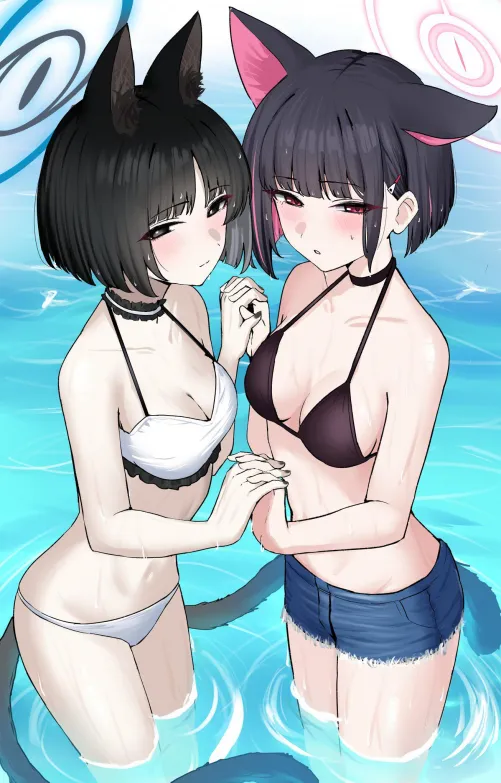 Kiryuu and Kazusa [Blue Archive] by A_MASSIVE_PERVERT