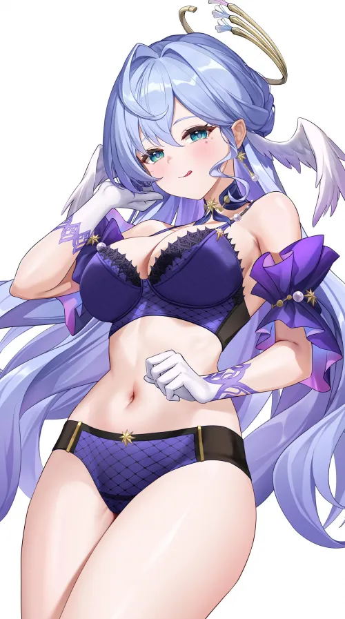 Robin in purple pantsu (ルナクル / Goth_lunacle) [Honkai Series / Honkai: Star Rail] by elegantloveglimmer