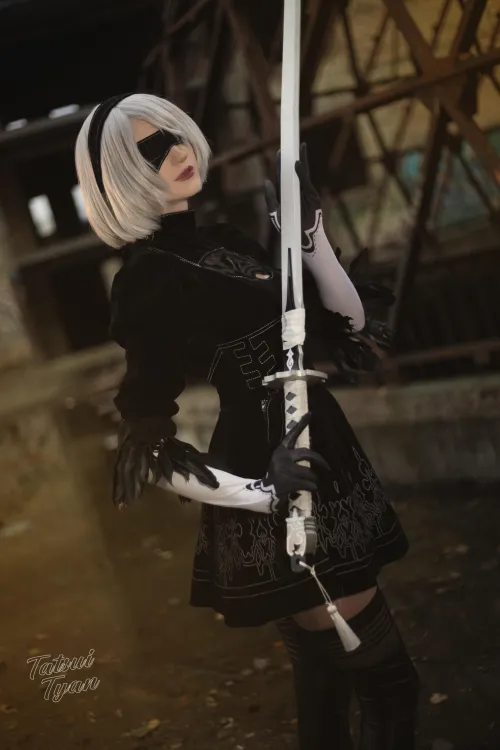 2B from Nier Automata by TatsuiTyan by tatsui__tyan