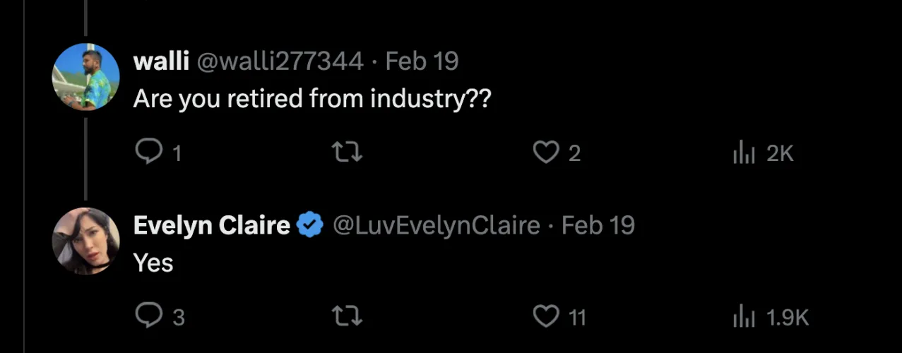 Evelyn Claire retired by DSCholly