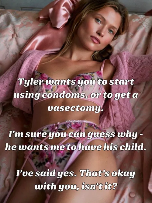 It’s nice that she asks. But you know it’s happening, with or without your permission, right? by kinklover_uk