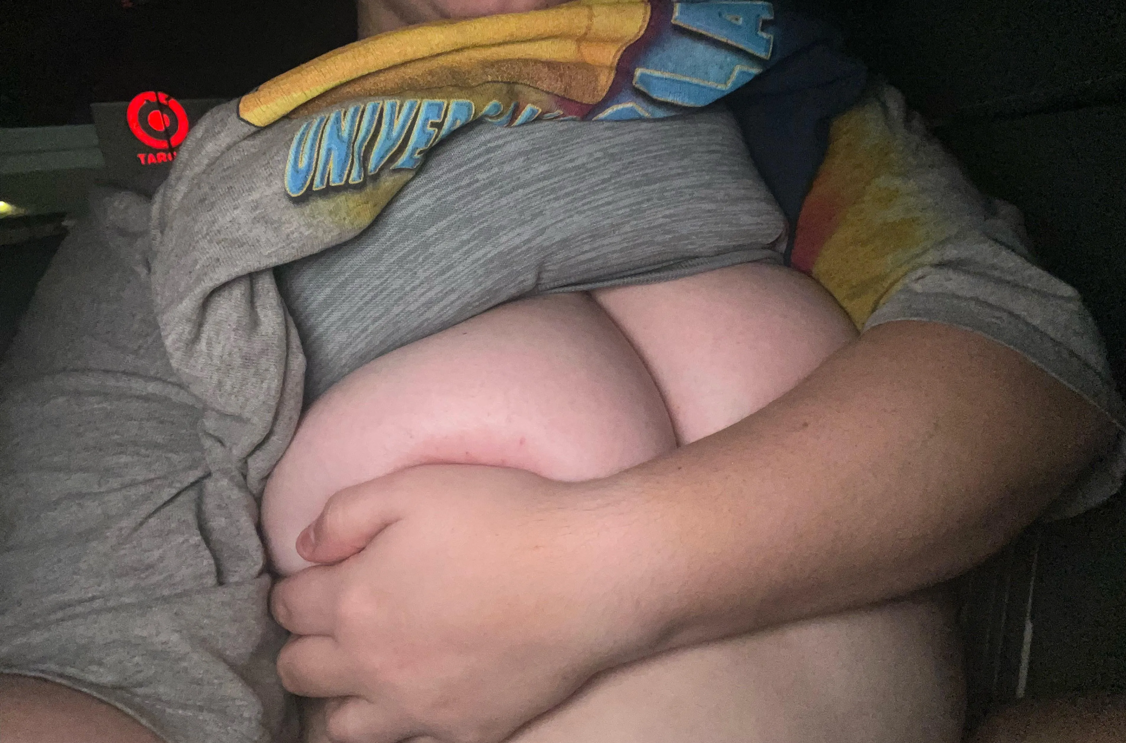 Little public flashing before I go inside, guess where! posted by Careless_Nut1169