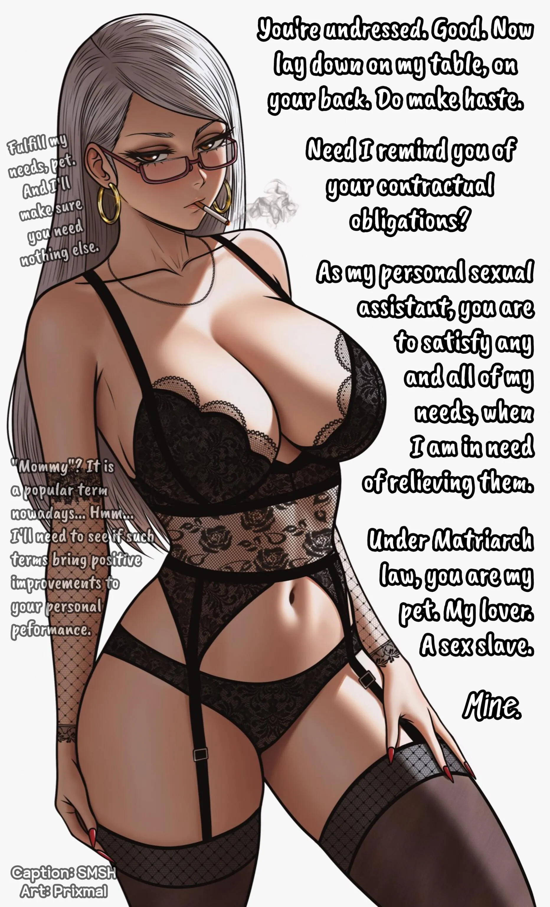 Professional Satisfaction [Gentle Femdom World] [Office Lady] [Stern] [Possessive] [Calculative] [Ownership] posted by SMSH-1A