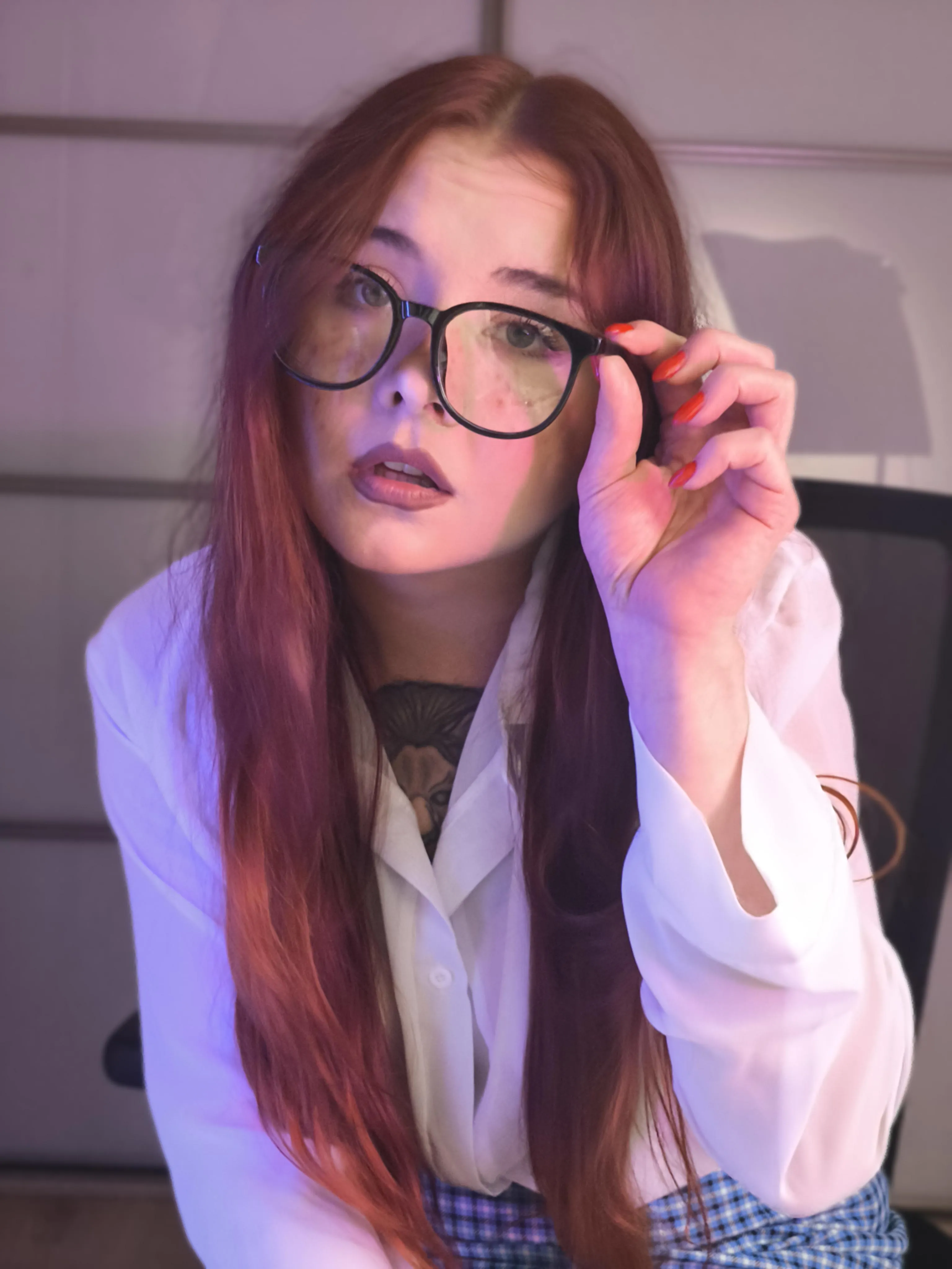 The way I push my glasses up shouldn’t make you feel this way… but it does. posted by InkRuby