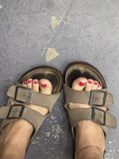 Wearing these all day let’s see how dirty these soles get…. by tastytoes03