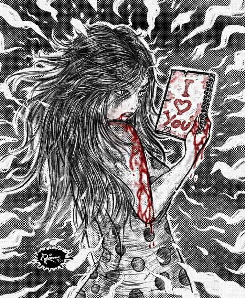 Seeking love... [OC] Sketch by me. by SparqLonewolf