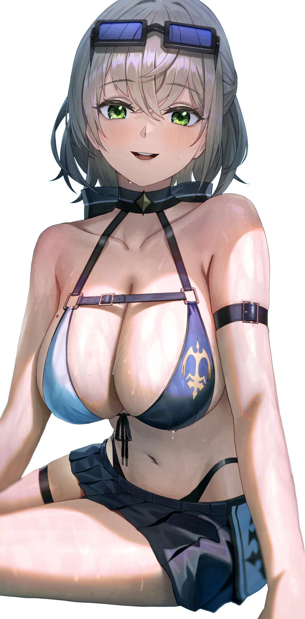 [Shirogane Noel] Noel's wet boobs posted by marxsander2016