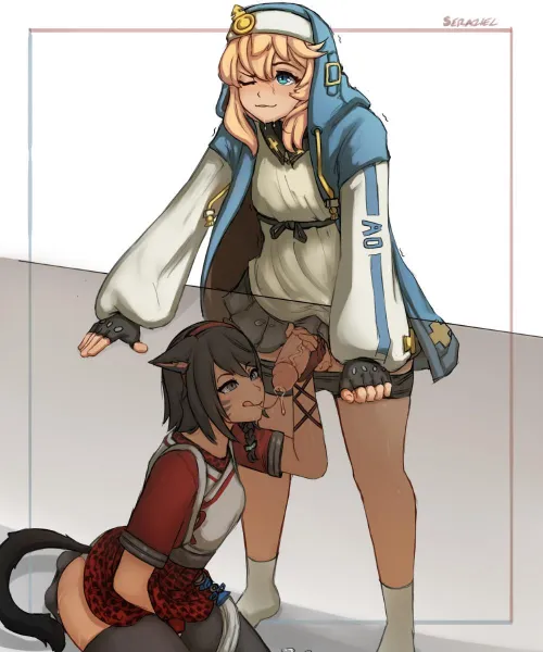 Sucking cock under the table by Princess_Ahri