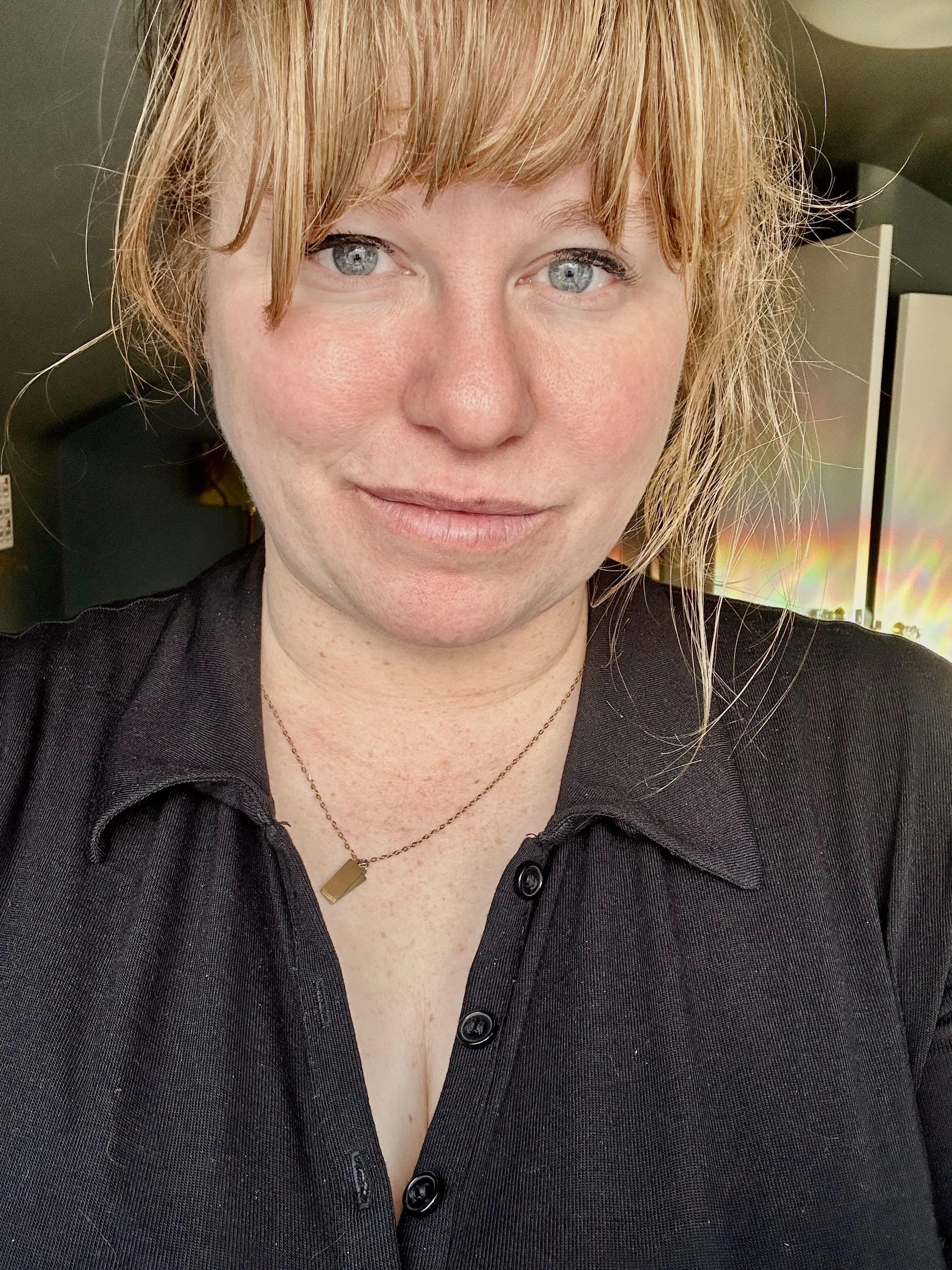 This face brought to you by good lighting and sheer luck. posted by KendallD