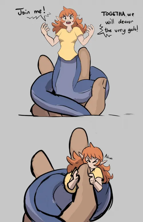 Tiny lamia, big plans (sihagen) by Lusty_Commissar