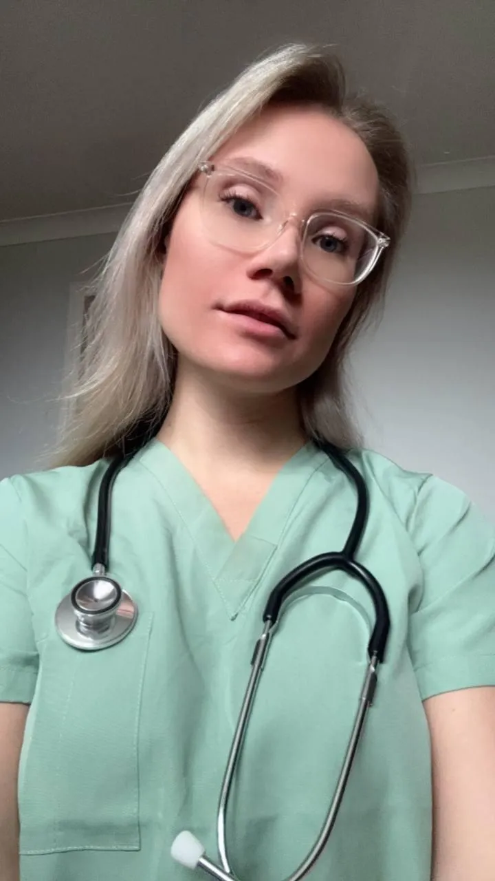 Do you want this naughty blonde nurse posted by nursebunnyxo