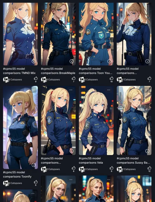 Image Model Comparisons Collection #55 ~265 images! (link in comments) by catspaws43