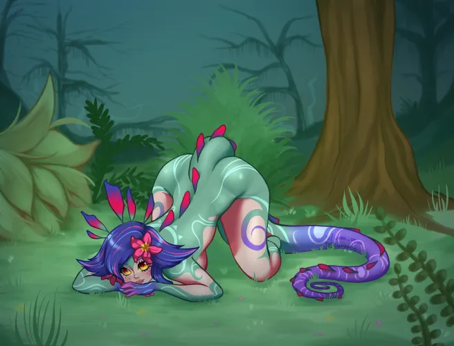 Neeko sees you.. but do you see Neeko? (Lumi_vela) by Lumi_vela