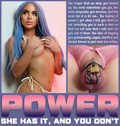 POWER [chastity] [femdom] [denial] TeasAndDenial on Imagefap by Teas_Denial