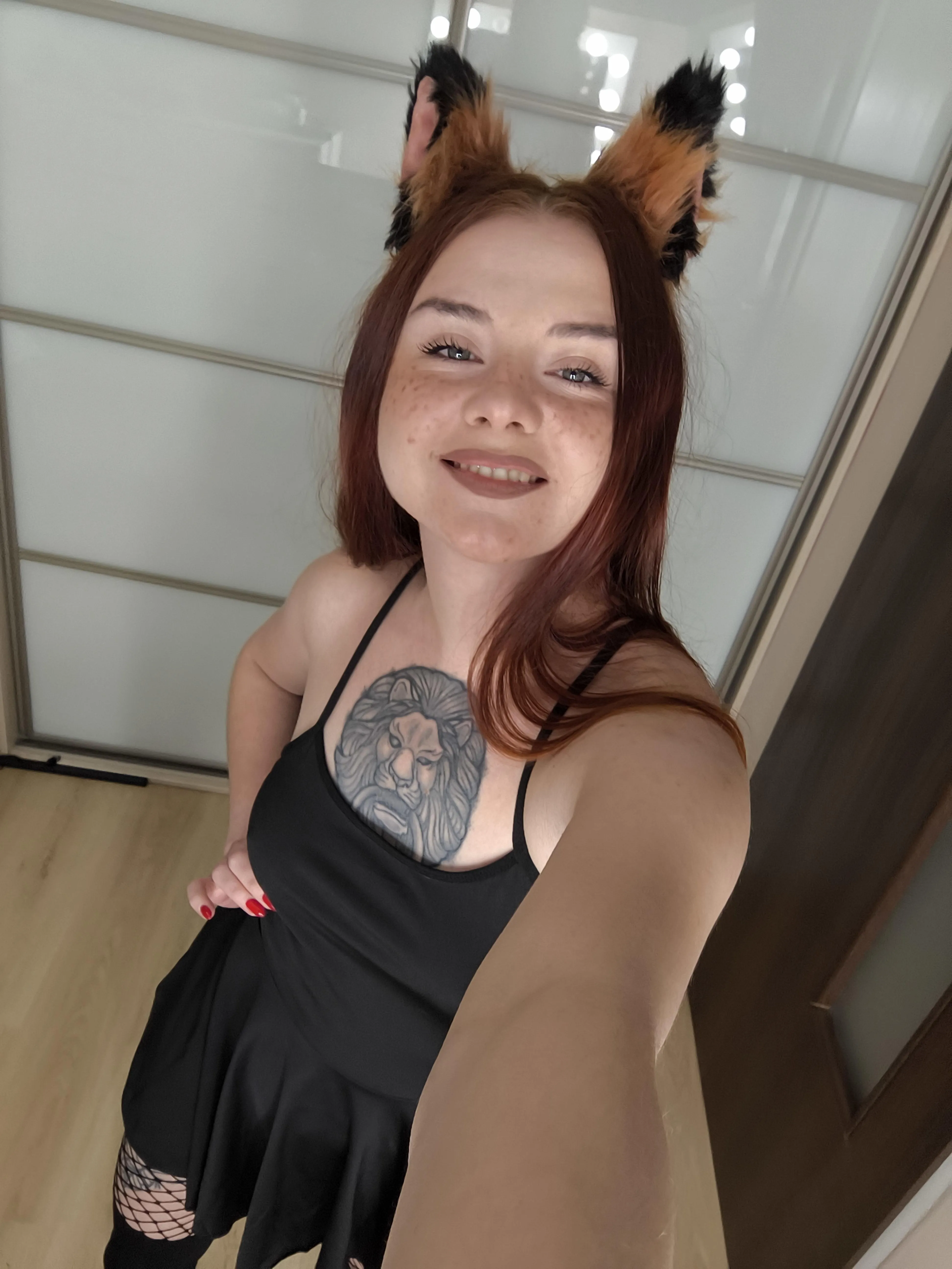 Smiling because I just saw something cute, oh wait, it’s me posted by InkRuby