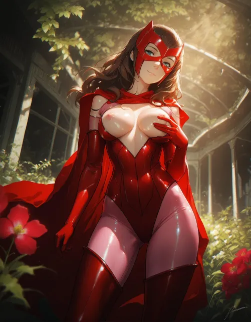 The Scarlet Witch by Hillvegxn