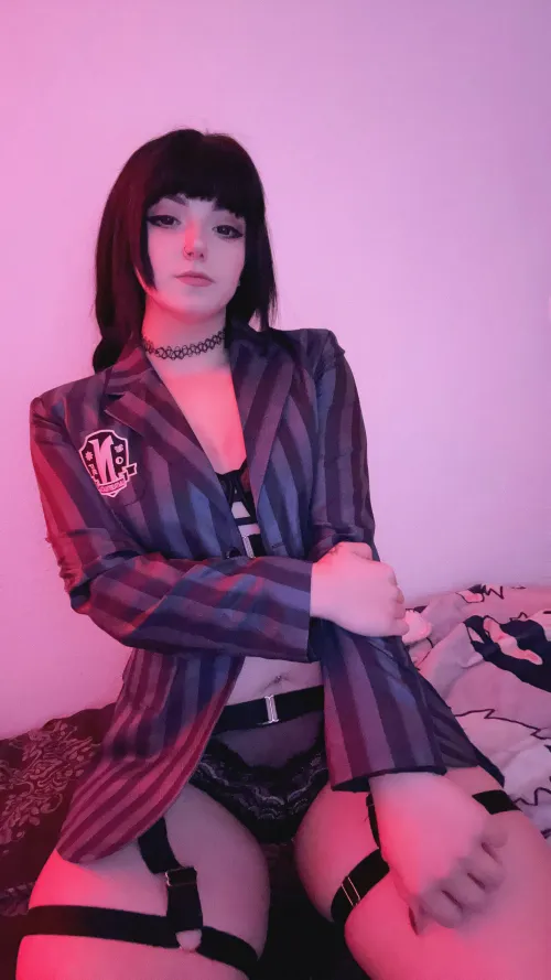 Wednesday (Kuroitsune) [Addams Family] by kuropuppi