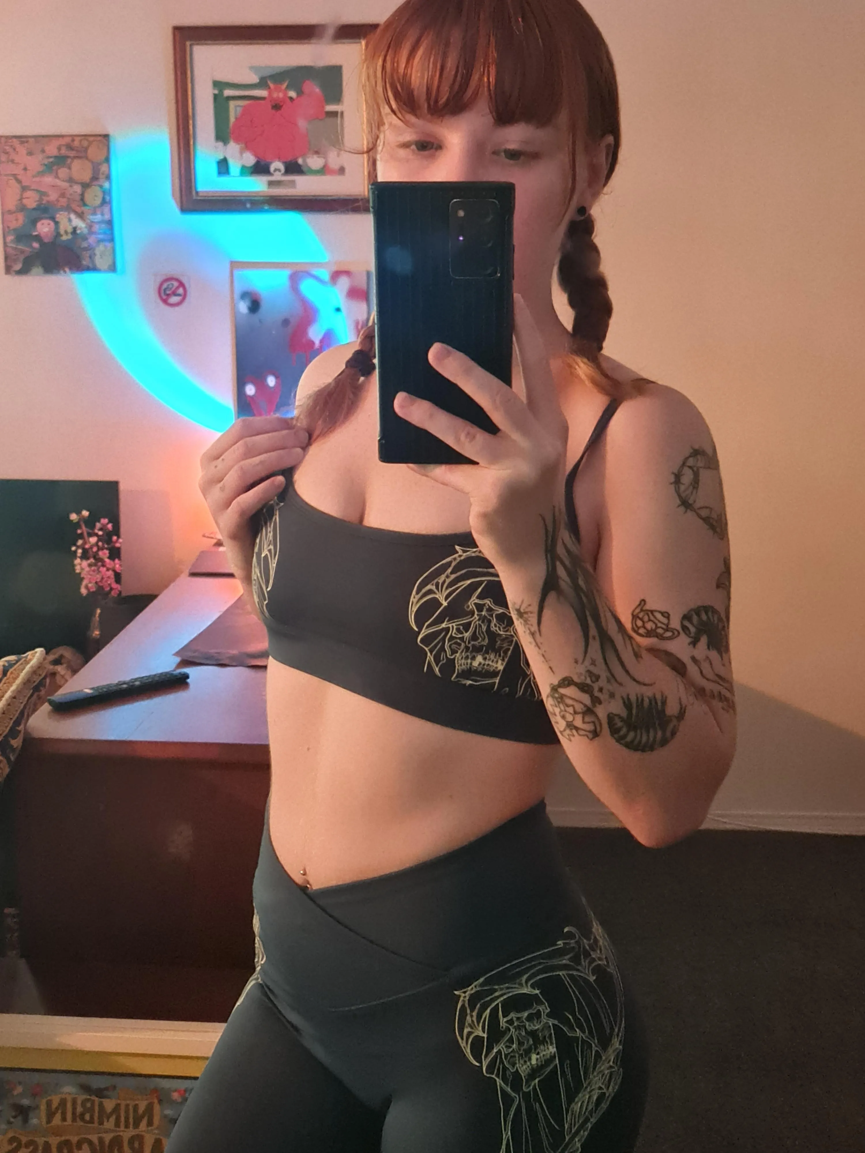 Do you like tattooed girls with tiny tits? posted by demonsmok333