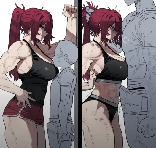 [F4M] Your friend introduces you to a muscular tomboy. Will you submit or be submissive to her? (check comments) by Similar_Truth_4906