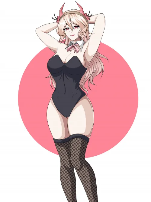 [Fuuwafu] Flower Demon Fuu in a bunny suit (ItsmeAlviArt) by Uncultured_VT_Viewer