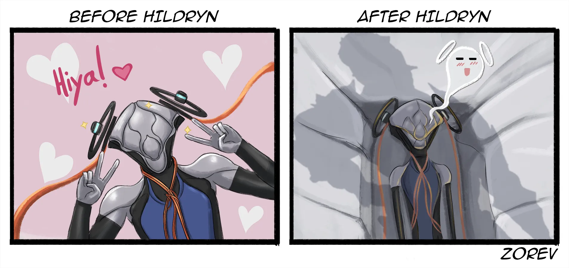 (Nezha x Hildryn) Death by snu snu posted by veroz73