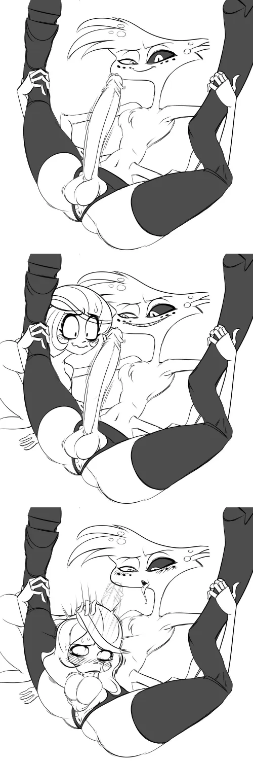 Angeldust fucks Charlie's throat Help find similar porn by Far-Rough7339