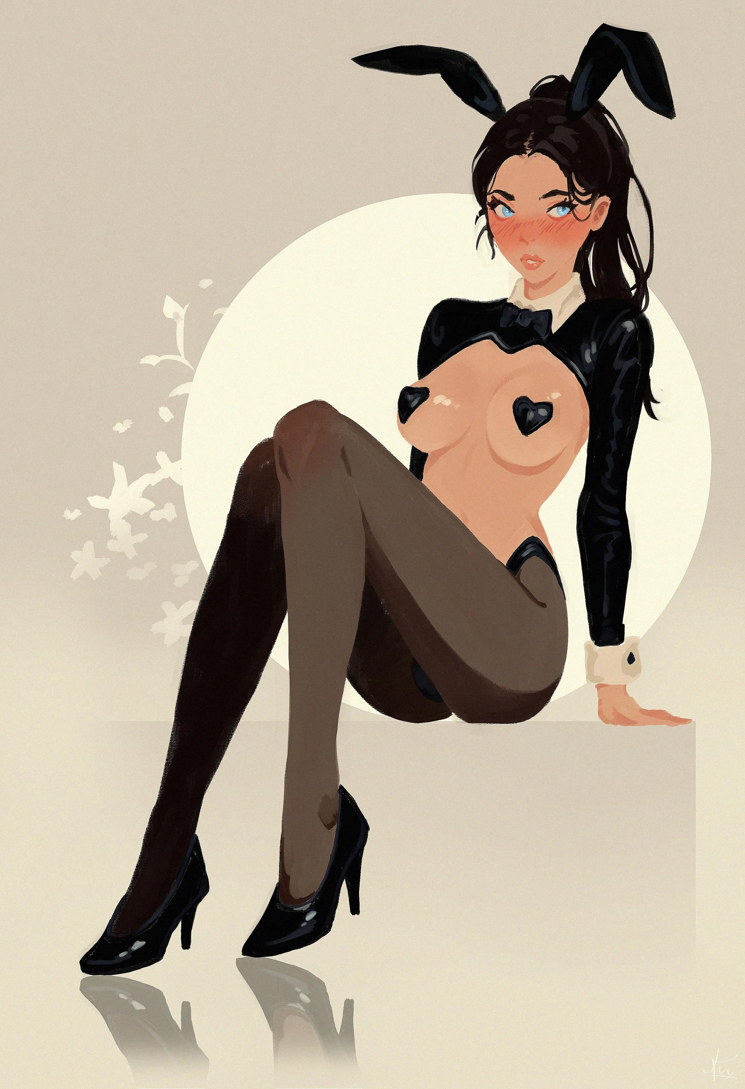 My OC in Reverse bunny suit posted by Responsible_Soft_485