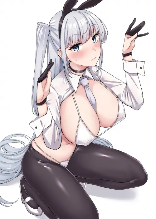 Reverse Bunny Fuyutsuki [Kantai Collection] by xdragon2k