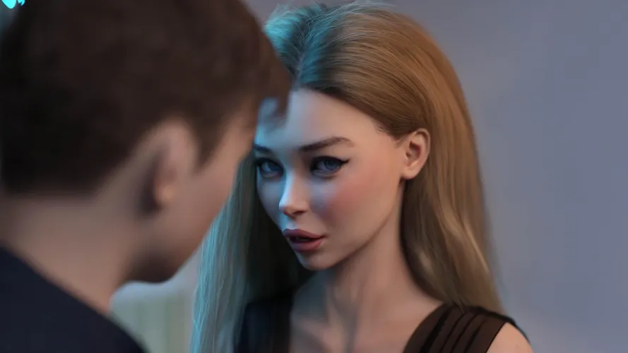 Wow... what eye contact! (My Bimbo Dream) by Naughtygames7