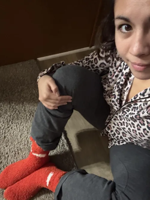 Comfy fox socks and pjs tonight. by Fabulous_Fall7460