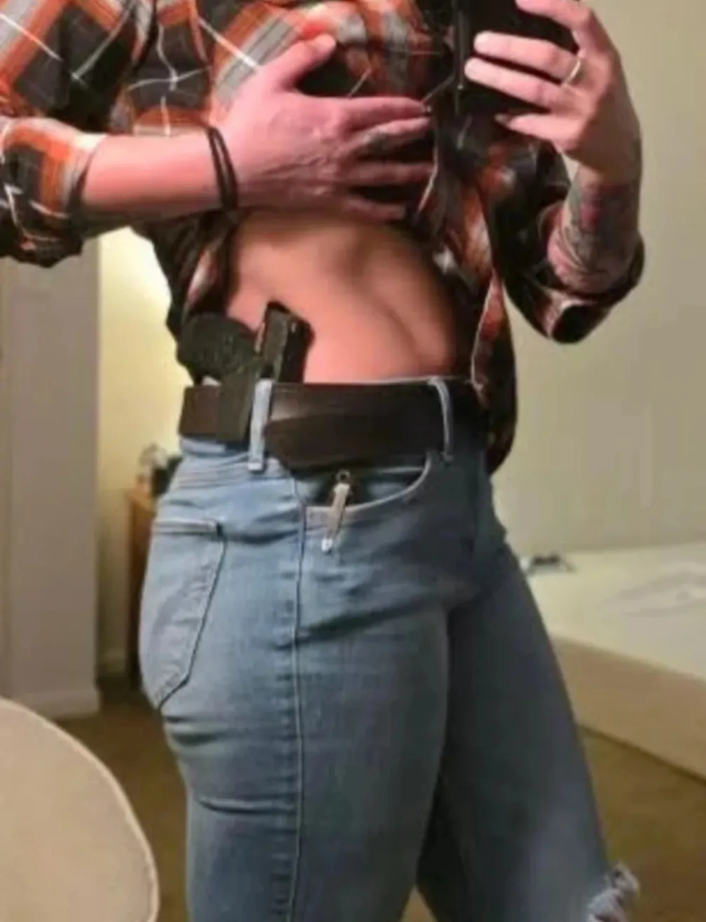 Is that a Gun in your pocket or are you just happy to see me? posted by KelcieLynn420