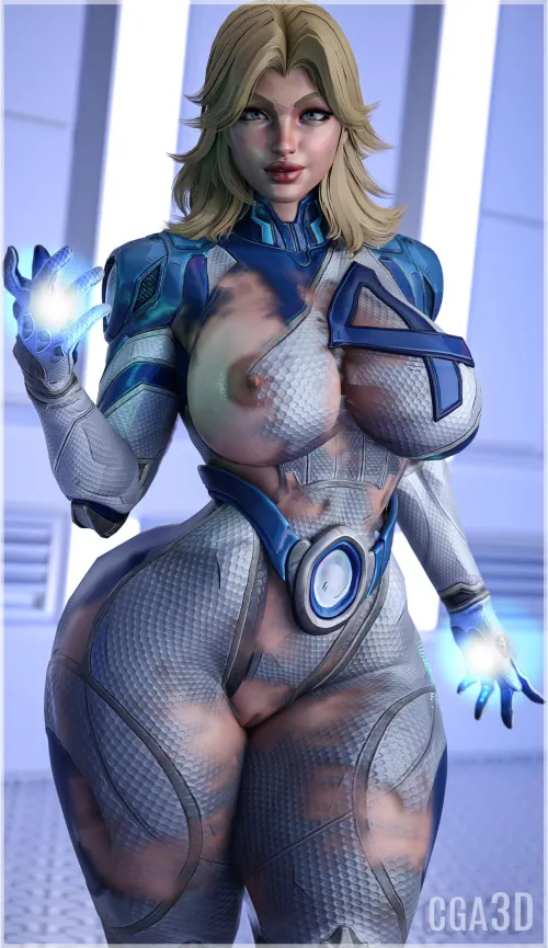 Sue Storm (Cga3D) [Marvel Rivals] by EroMestre