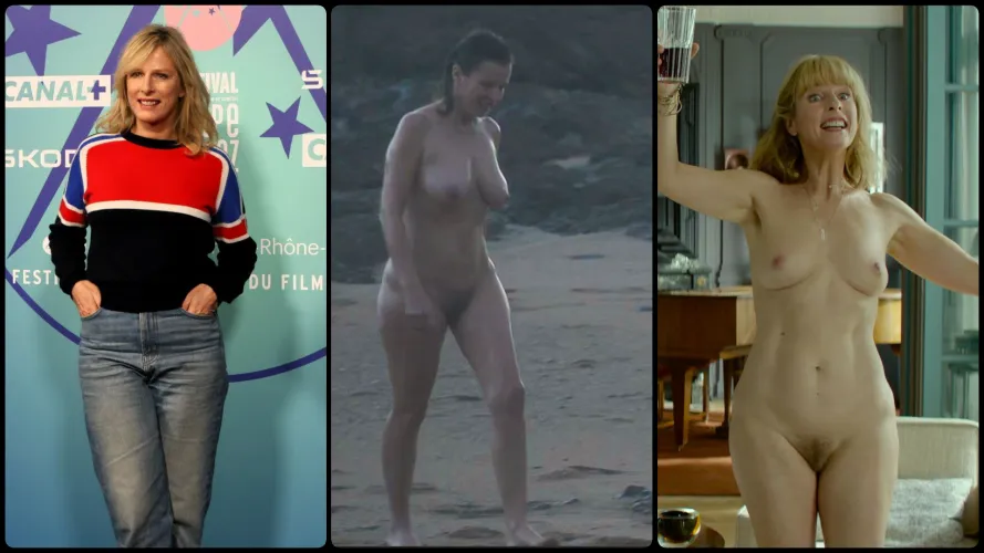 Karin Viard (59y/o French actress, full frontal at 46 & 54) by Pitiful_Parsnip_1800