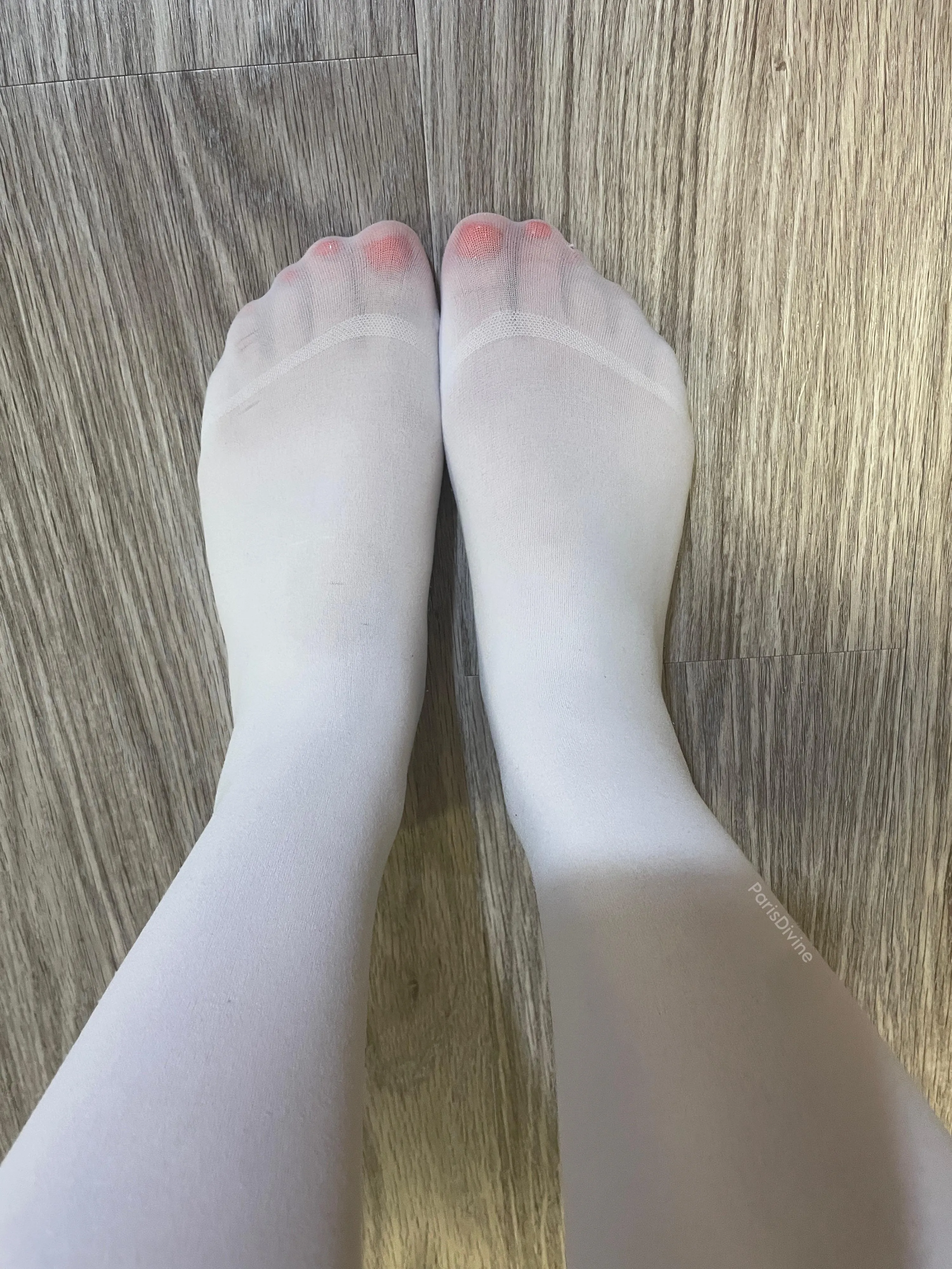 Imagine my nylon feet wrapped around your cock… posted by ParisDivine