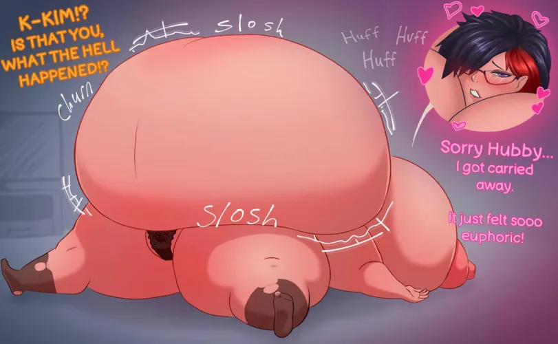 Big Wife in your Living Room by BigBeaniii by Purple-Chicken-5314